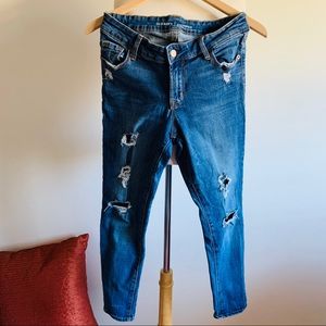 Old Navy Rockstar Distressed Skinny Jeans